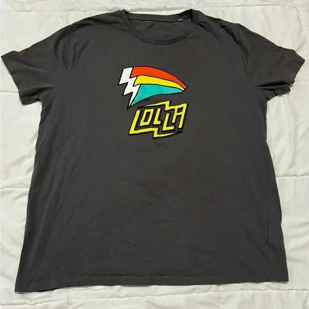 Lollapalooza Berlin 2018 Unisex XL EUC 100% Organic Cotton Music Concert Tee